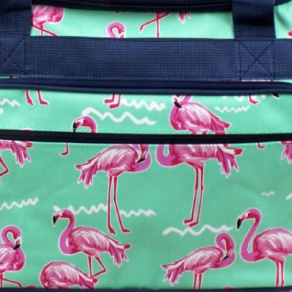 Flamingo 20β Duffle Bag with Navy Trim - Picture 2 of 2